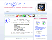 Tablet Screenshot of faithslodge.capriogroup.com